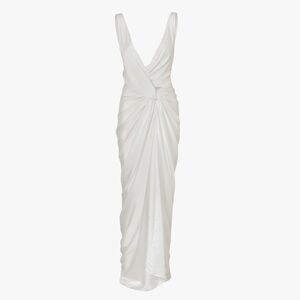 Baobab Collection White Backless Dress